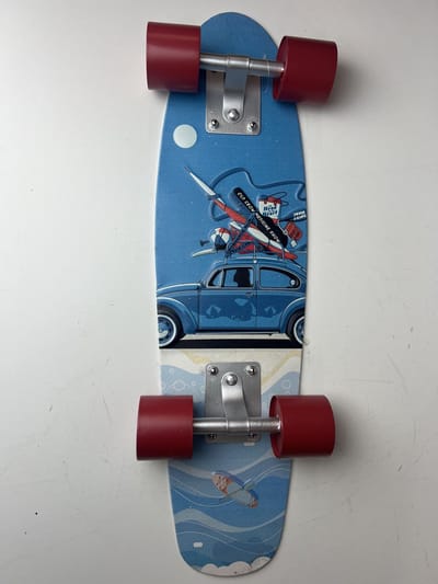 Wandbord “skatebord” met kever afbeelding