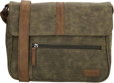 Beagles Brunete Schoudertas - Crossbodytas - Crossover - Dames - Olijfgroen