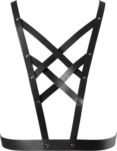 Bijoux Indiscrets - Maze Net Cleavage Harness Zwart