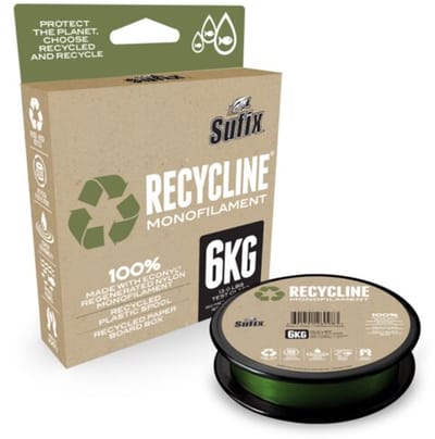 Sufix Recycline Nylon Lijn 0.25mm 150M