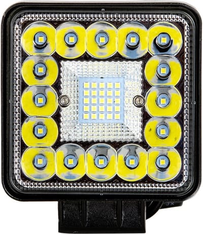 Verstraler LED 42W - 108mm x 108mm x 47mm | Combo (Spot + Flood) - 12V & 24V DC | daglichtwit 6500K | IP67