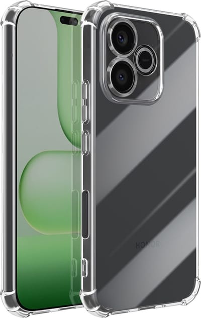 Mayaxess, Hoesje voor Honor 600 Lite in Siliconen met Versterkte Schokbestendige Hoeken, Transparant
