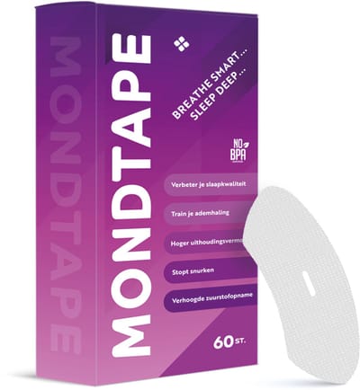 Lifect® Mondtape 60 Stuks - Mouthtape- Slapen - Slaaptape - Anti Snurk Pleisters - Buteyko - Mondpleister - Snurktape - Sleep Tape - Apneu