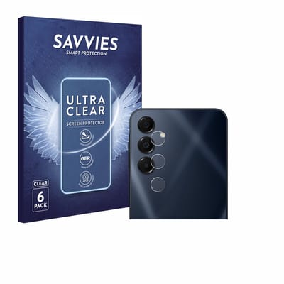Savvies - Screenprotector voor Samsung Galaxy A16 5G (ALLEEN Camera Lens) - Folie Beschermfolie transparant 6 Stuks