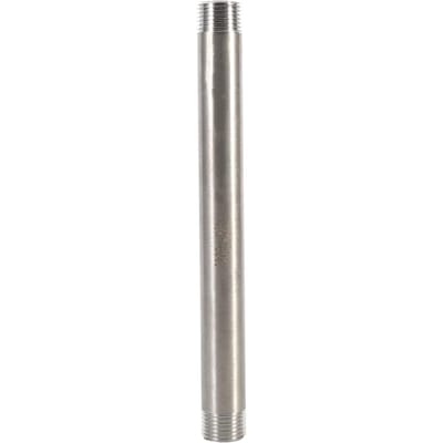 RVS BSP Mannelijk x Mannelijk Schroefdraad Adapter Pijpfitting(12 )