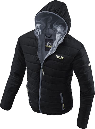 Uncle Sam Jas Met Capuchon 61658 - 6410 Antraciet/Zwart - S