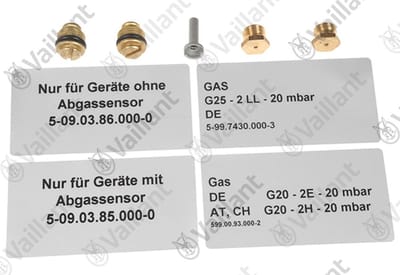 VAILLANT Omstelset VGR 30 F/3 u.w. Vaillant-Nr. , 0010042272