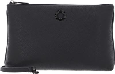 MANDARINA DUCK Leren Schoudertas Mellow Leather Crossover Bag Stormy Weather Donkergrijs