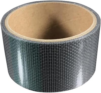Zelfklevende Horren Reparatietape 5cm x 5m voor Deuren en Ramen - Ideaal voor Gaten en Scheuren in Raamhorren (Grijs)