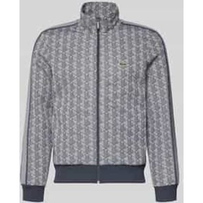 regular fit sweatjack met ritssluiting