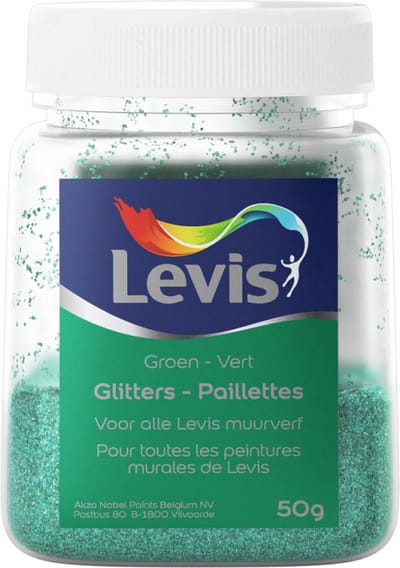 Levis - Glitters - Groen - 50 G