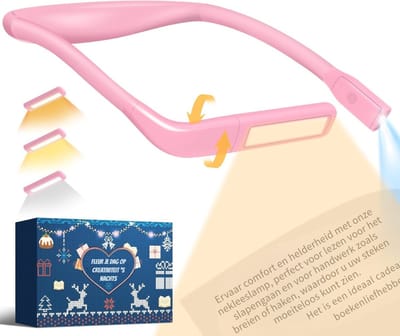 Core® Neklampje - Neklamp - Flexibele Neklamp - Roze - ‎19cm x 13cm x 3cm