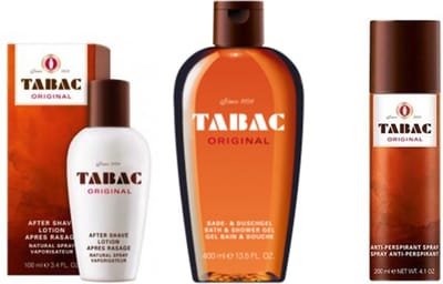Tabac Original SET - After Shave 150 ml & Douchegel XL 400 ml & Deodorant Anti Transpirant Spray 200 ml