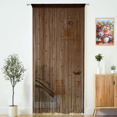Unyqoos® Decoratief kralengordijn met franjes voor ramen en deuren in hippiestijl