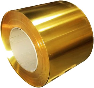 Dunne messing plaat folie 0.02 x 100 x 1000 mm voor knutselen, modelbouw en decoratie