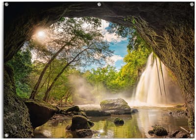 Tuinposter Grot - 100 x 140 - Canvas - REINDERS