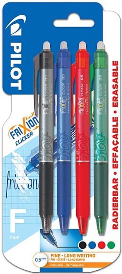 Pilot Frixion Set clickers 0,5 - 4 stuks