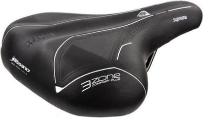 Zadel Selle Bassano Suprema 3Zone unisex zwart