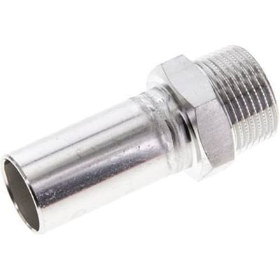 Perskoppeling - 22mm Buiseinde & R 3/4'' Buiseinde - RVS