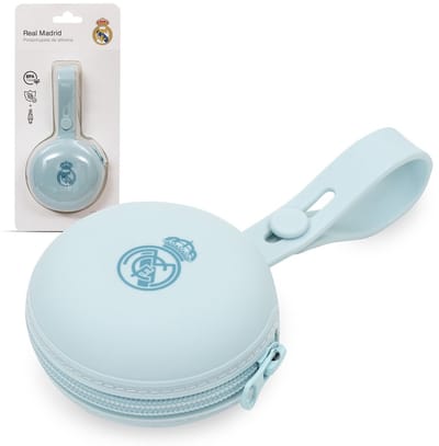 REAL MADRID™ | siliconen speenhouder | blauw | 0-6m | BPA-vrij