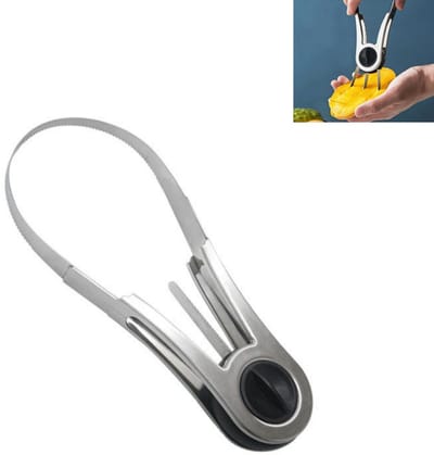 Mangosnijder - Draagbare fruitsnijder - voor het snijden van drakenfruit, papaja, watermeloen, pitaja en groenten - gereedschap voor ontpitten, snijden en schillen - 17.7×7.7×2.3cm - zilver