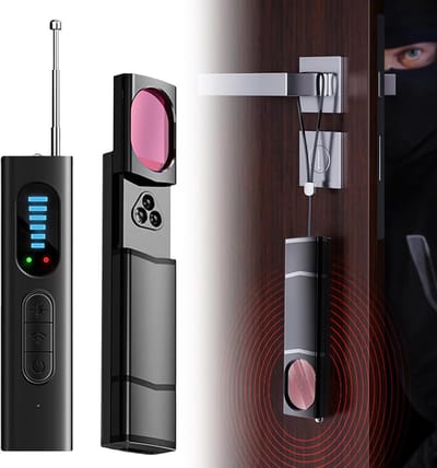 Draadloze Camera Detector: Zoekapparaat voor Verborgen Bugs, GPS-Detector met 5 Gevoeligheidsniveaus voor Veiligheid tijdens Reizen en in Hotels