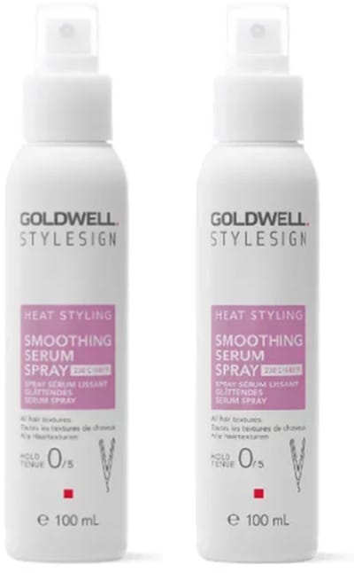 Goldwell Stylesign - Heat Styling Smoothing Serum Spray - voordeelverpakking - 2 x 100ml