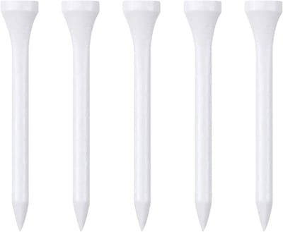 Houten Golf Tees 2-3/4" 100 Stuks, Duurzame en Milieuvriendelijke Golfaccessoires voor Perfecte Slagen