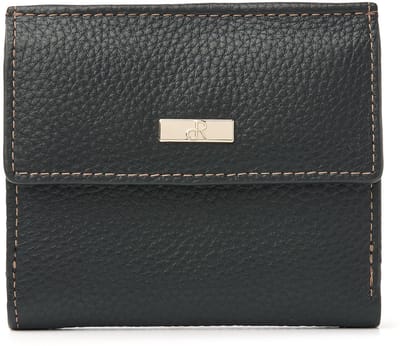 Leren Portemonnee Dames Klein RFID Bescherming | Compacte Beurs dames | Pasjeshouder vrouwen | Dames Portemonnee klein | Dames Portemonnee Overslag | Ideale Portefeuille dames incl Briefgeld, Muntgeld en Creditcards | 110535
