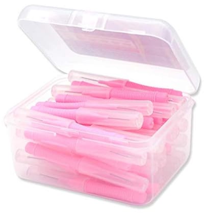 Interdentale borstels 40 stuks - I-vormige handheld mondhygiëne tools voor reizen