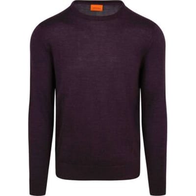 Suitable Merino Pullover Paars - Maat XXL - Heren - Sweater