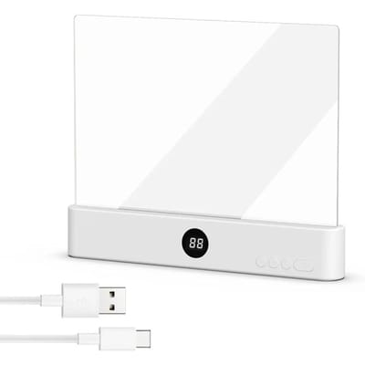LED Tablet Nachtzicht Leeslamp Lichtgewicht Draagbaar Helder LED Boek Volledige Pagina Licht Duurzame Studielamp Bord voor Thuis School