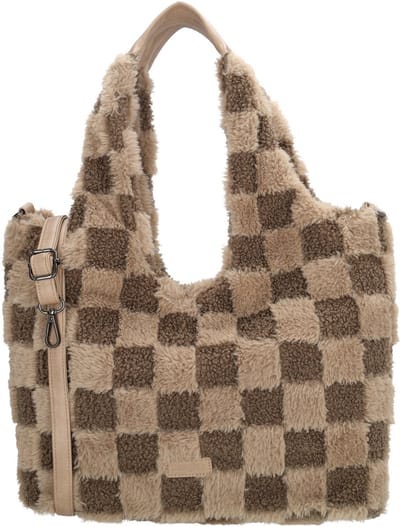 Beagles Foz Shopper - Crossbody - Handtas - Schoudertas - Teddy - Tote Bag - Dames Tas - Taupe