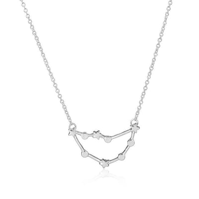 24/7 Jewelry Collection Steenbok Ketting - Sterrenbeeld - Horoscoop - Zilverkleurig
