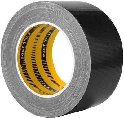 Duct Tape Premium Kwaliteit 2,36 Inch x 108 Foot x 11 Mil Zonder Resten Sterke Lijm Zwart voor Diverse Toepassingen