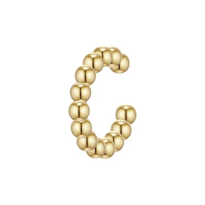 Glanzstücke München Damen-Einzelner Ohrschmuck 925er Silber One Size Gelbgold 32013950