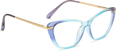 Blauw Licht Bril - Dames Bril - Scherm Tijd - Vermindert Oogvermoeidheid - Lens Breedte 50mm - Zwart