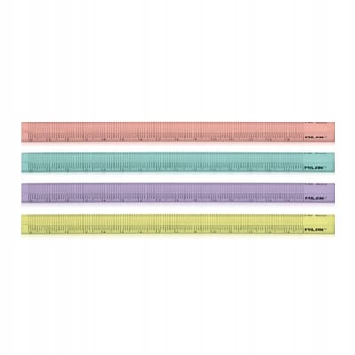 Milan Driehoekige Liniaal 15cm New Look - Transparant Plastic