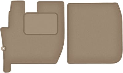 Wielganizator WLG-CARLUX Serie - Auto Vloermatten - Ford F-MAX - Beige - Hoogwaardige Polypropyleen