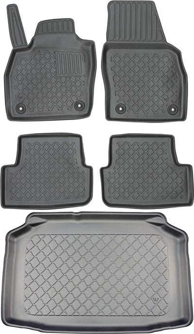 Aristar Serie - Bagażnik en Dywaniki voor Audi A1 II GB Sportback - 07.2018 - Zwart - Waterdicht