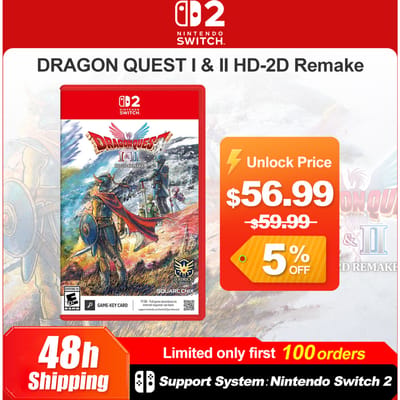 Nintendo Switch 2 DRAGON QUEST I & II HD-2D Remake Juegos Games Deals 100% originele Nintendo fysieke gamekaart RPG-game voor NS2