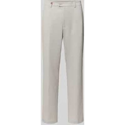 Broek met labeldetail model 'Orlando'
