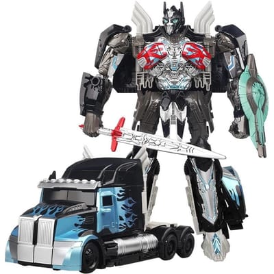 OP VOORRAAD BMB TAIBA Nieuwste 21CM Anime Transformatie Speelgoed Film 5 Kinderen KO Robot Auto Model Tijdloos Actiefiguur H6001-1 YS-01 gray