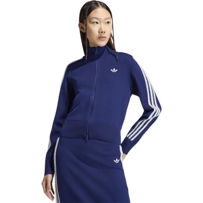 Adidas Firebird Trainingspakken Dames - Blauw - Maat XL (46-48) - Katoen Canvas