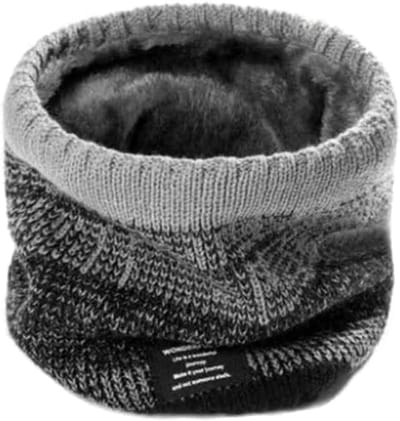 Tube Sjaal - Nekwarmer Fleece - Buitenactiviteiten Warm - Winddicht Ontwerp - One Size - Grijs