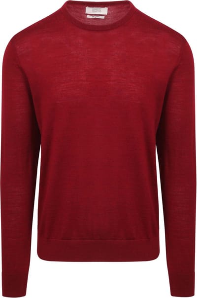King Essentials The John Pullover Merino Rood - Maat XXL - Heren - Pullovers