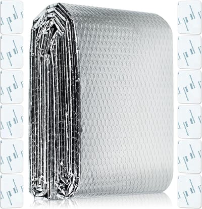 Isolatiefolie voor Radiator, Warmteterugkaatsing tot 95%, 5m x 0.6m