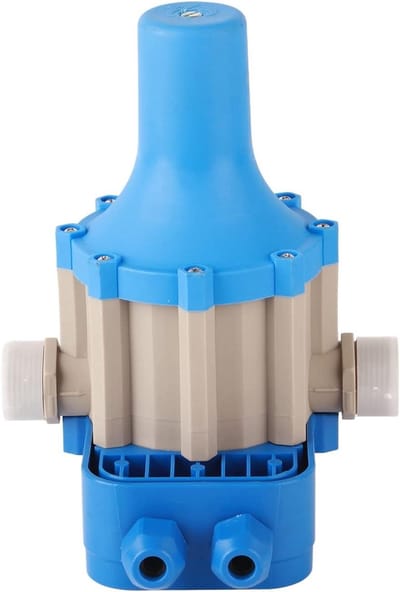 Waterpomp Drukregelaar - Automatische Schakelaar - Watersysteem Regelen - Droogloop Bescherming - 1.1KW - Zwart
