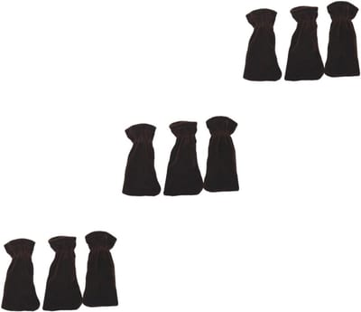 Pianopedaalhoezen - Pedaal Beschermers - Muziek Maken - Elastische Band - 9 Stuks - Koffie