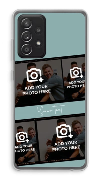Gepersonaliseerd - Case Company® - Hoesje geschikt voor Samsung Galaxy A52s 5G hoesje - Filmrol N°2 - Soft Cover Telefoonhoesje - Bescherming aan alle Kanten en Schermrand